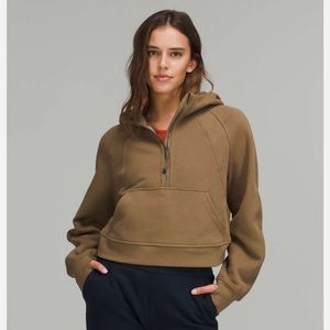 Lululemon oversized half zip scuba pullover hoodie